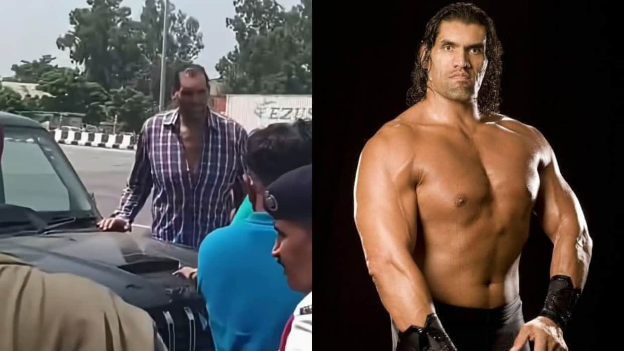 WWE legend the great Khali escapes unhurt after minor car accident in panipat