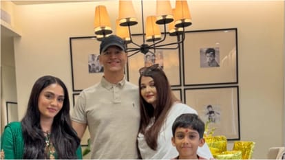 Rare glimpses Of Aishwarya Rai Raksha Bandhan celebration with her brother Aditya Rai and family