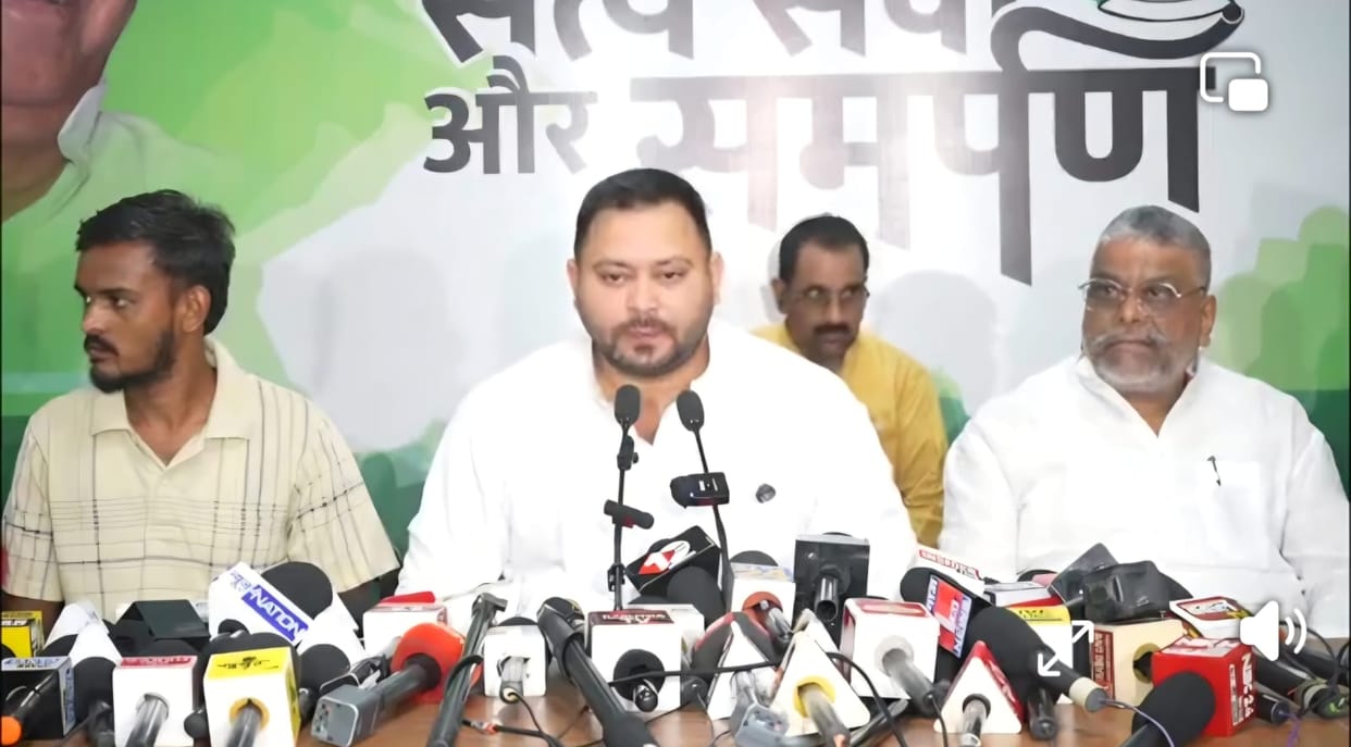 reservation: Tejashwi Yadav targets Nitish Kumar, Jitan Ram Manjhi, Chirag Paswan, and the BJP: Bihar News