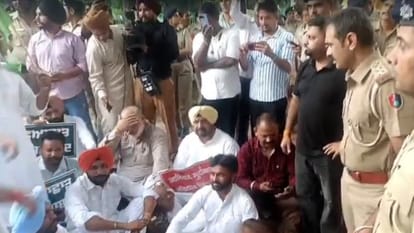 पंजाब कांग्रेस का प्रदर्शन