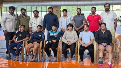 हरियाणा की छह पहलवानों का चयन