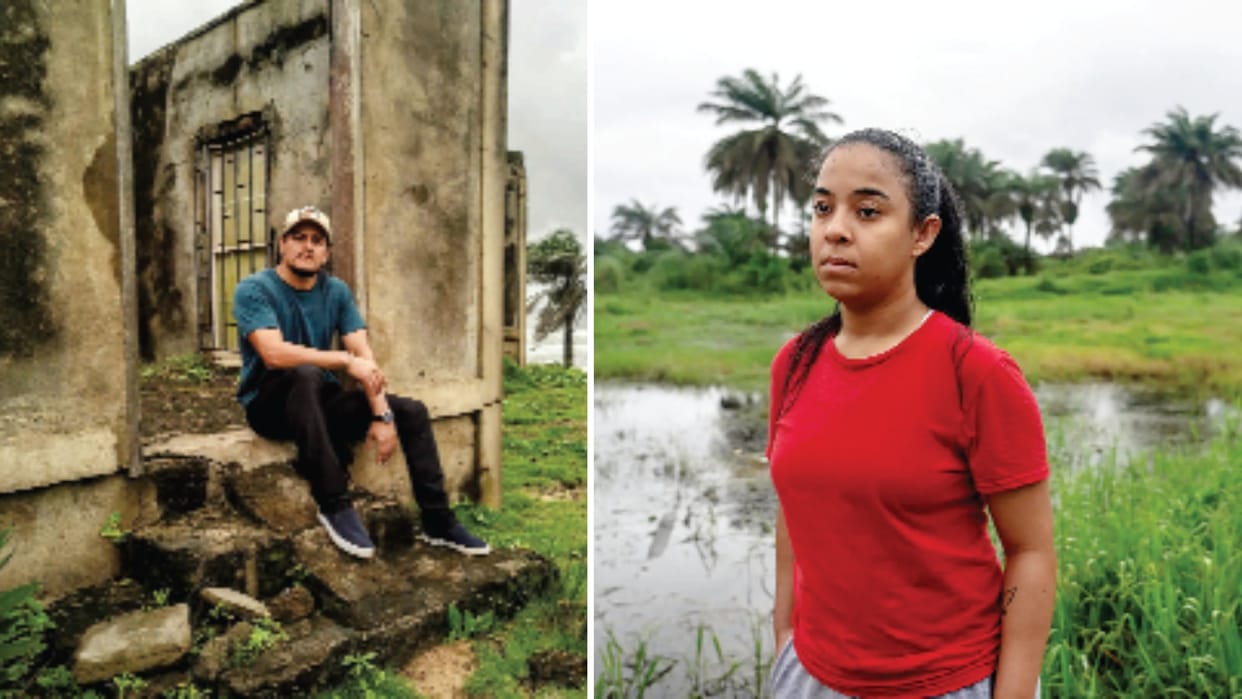 us deported migrants liberia guinea hands feet bound chains horrific story