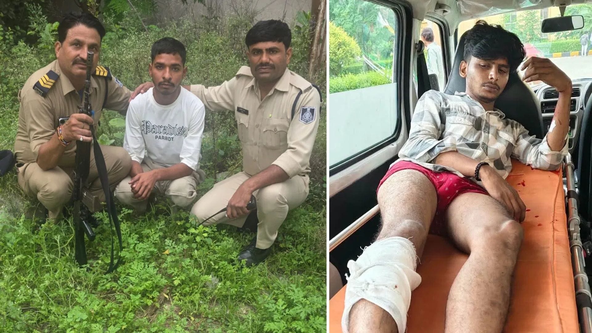 ग्वालियर पुलिस से हुई मुठभेड़