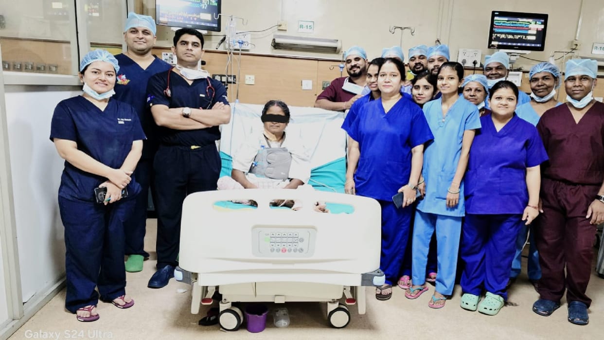 All 3 heart veins were blocked: Bihar woman gets new life in Raipur, surgery successful at Ambedkar Hospital