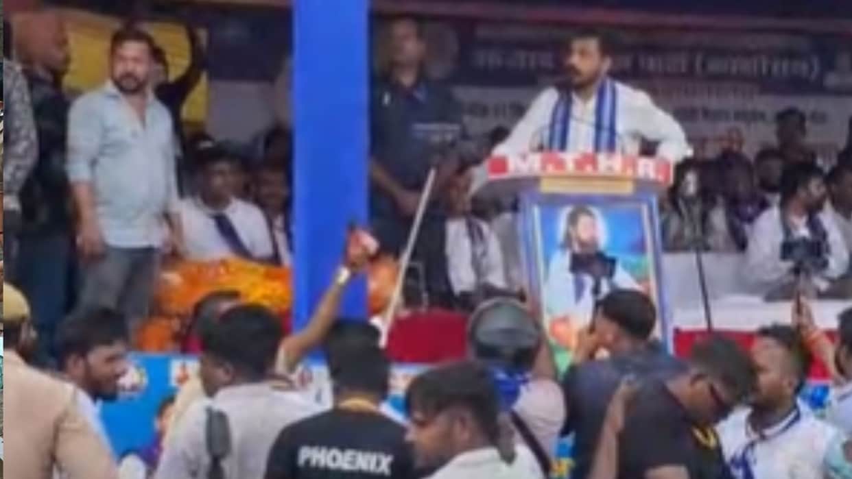 MP Chandrashekhar Azad targeted BJP government in Mau