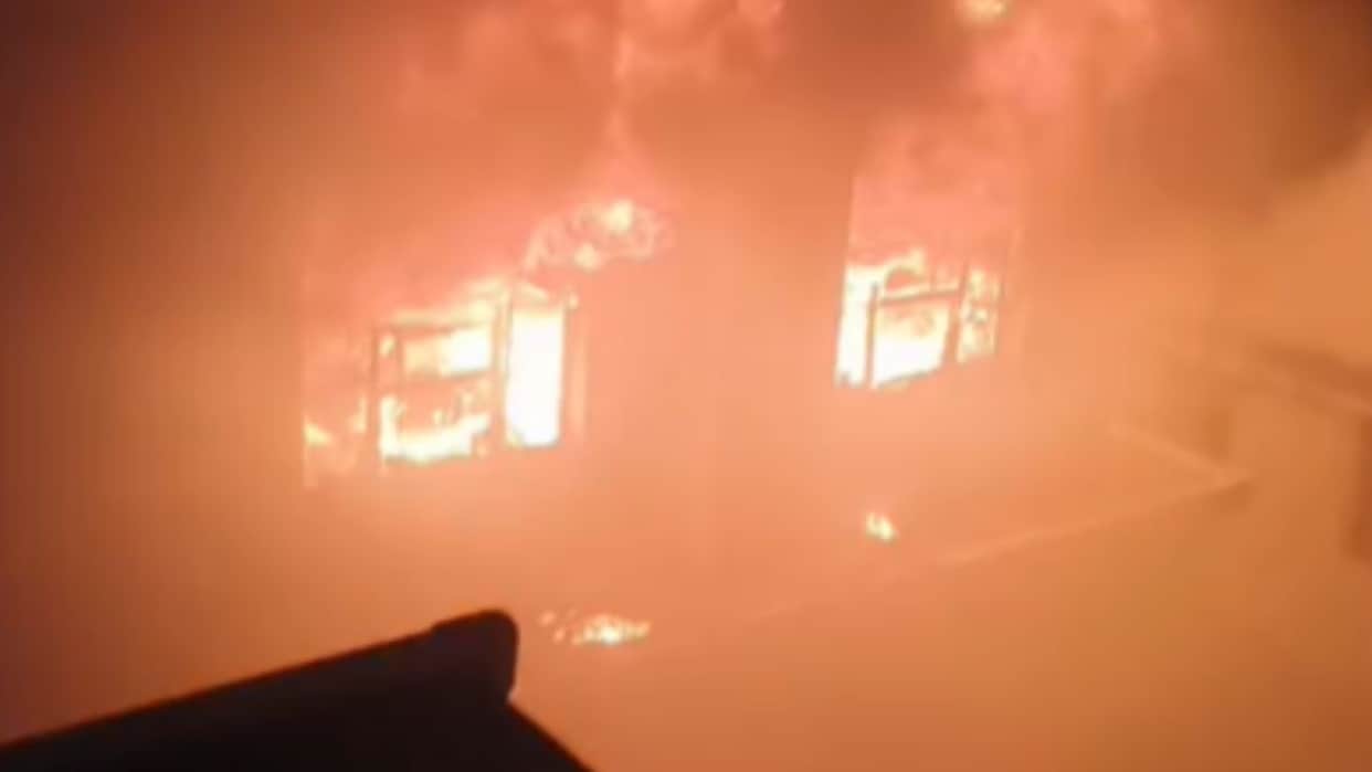 Massive fire at shoe manufacturing company in Noida flames erupted from third floor