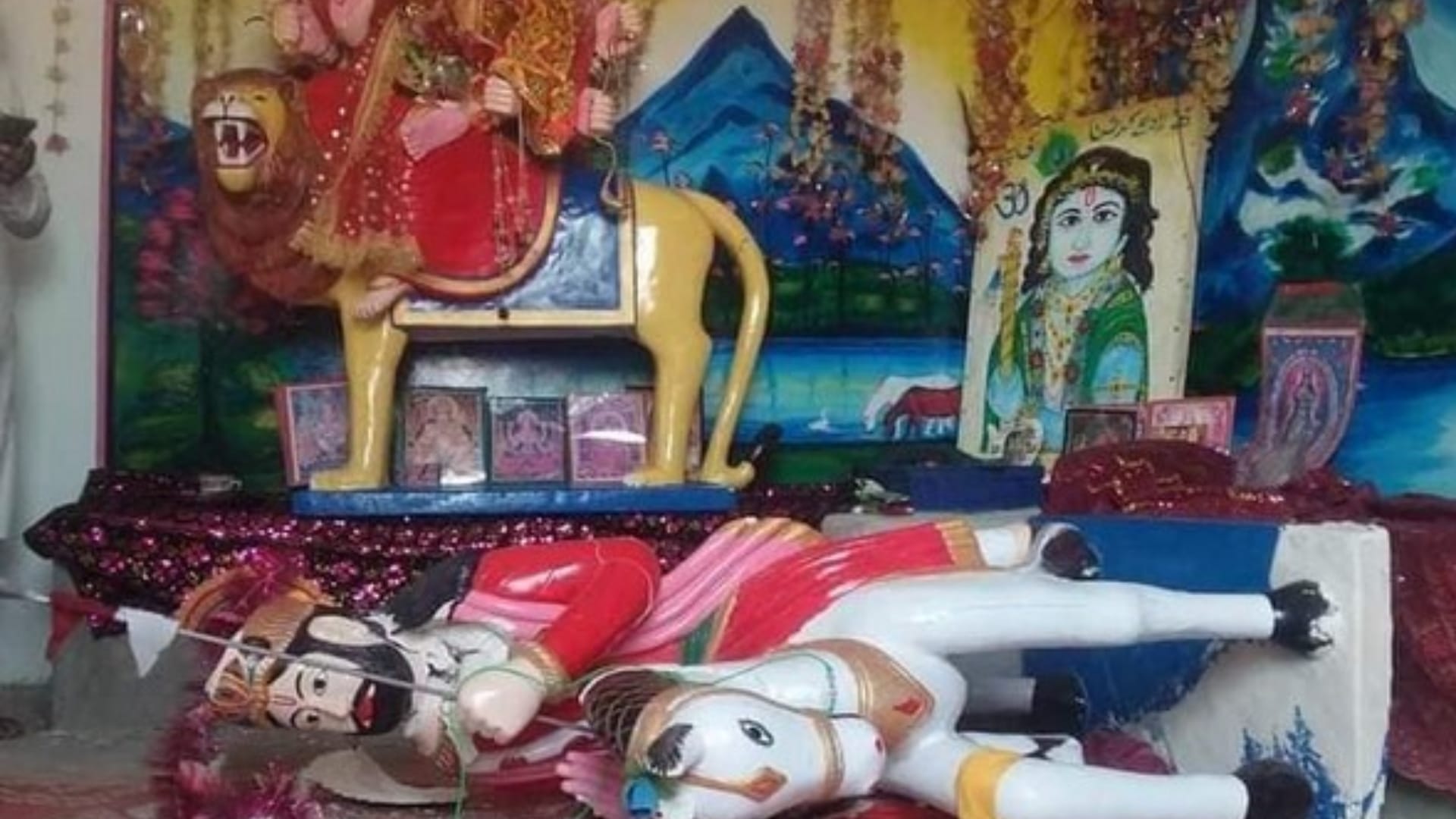 Pakistan century old hindu temple demolished madrasa land minority protest official clarification