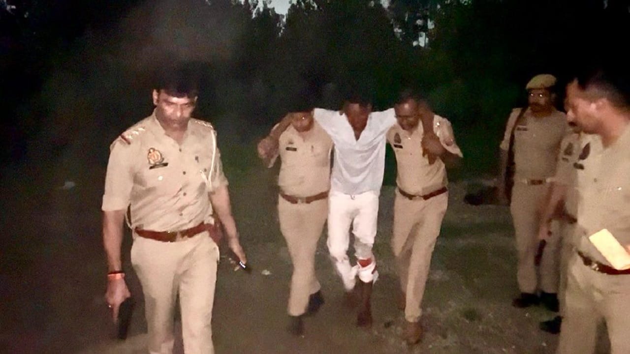 मुठभेड़ में आरोपी के पैर में लगी गोली