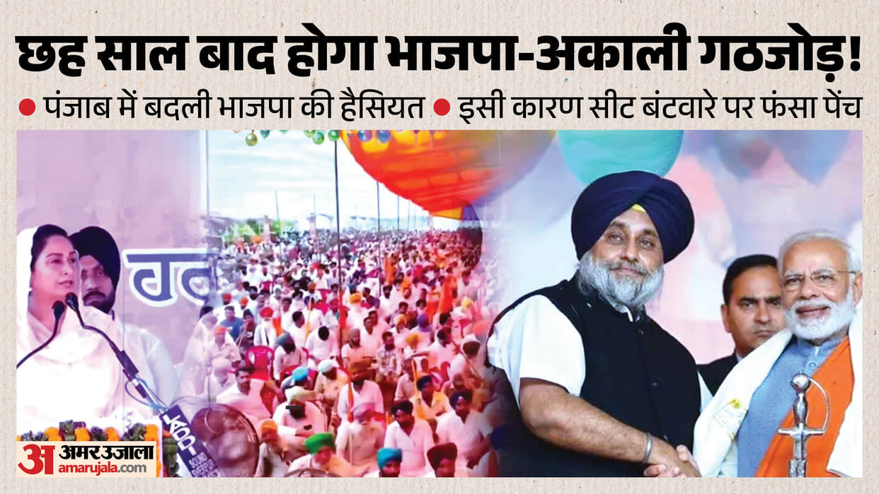 BJP and Akali Dal inching closer again Alliance talks intensify in Punjab