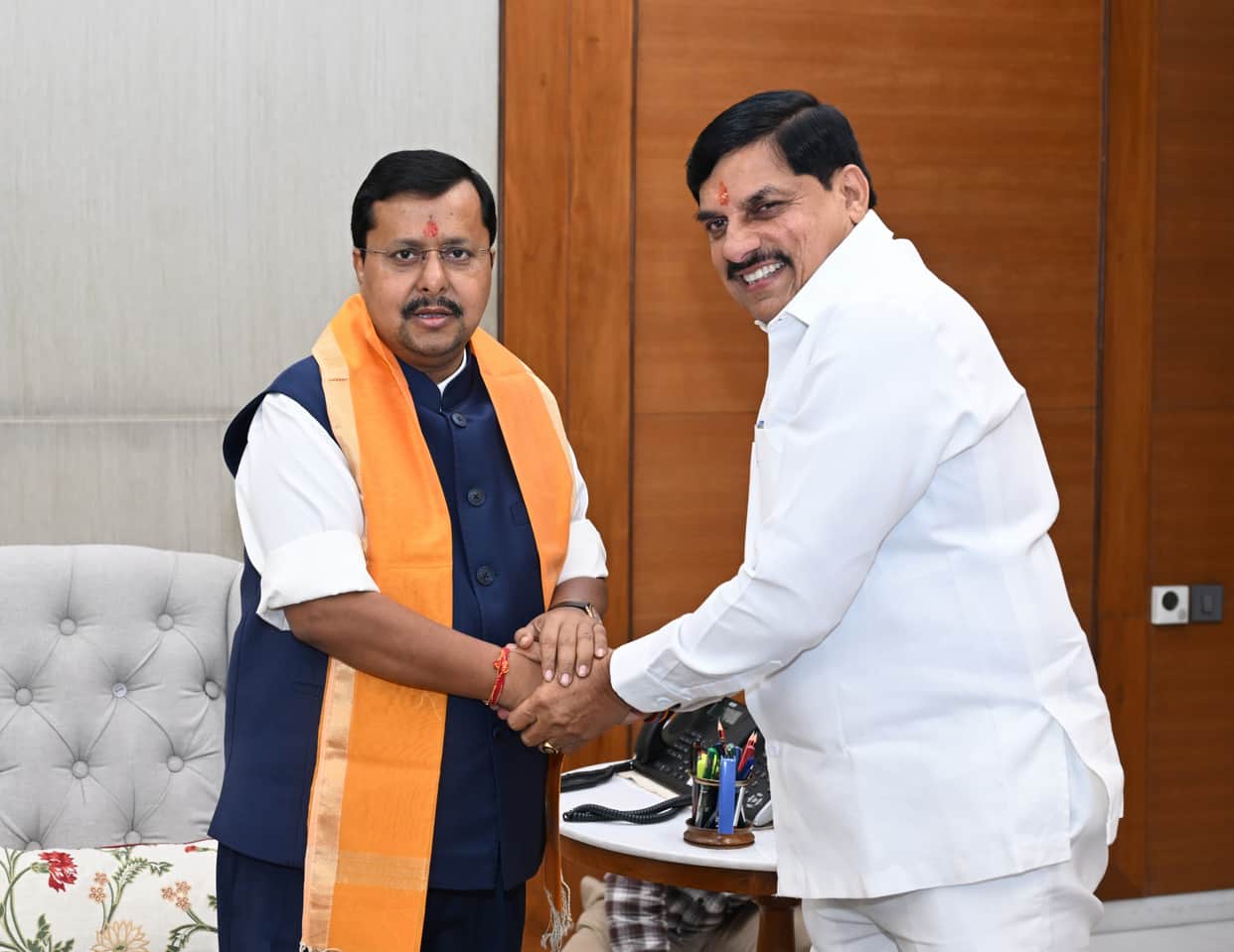 Chief Minister Mohan Yadav met BJP President Nitin Nabin in Delhi; issues concerning Madhya Pradesh were discu