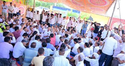mathania election controversy adm appointed ci removed divya maderna bhairaram siyol ro dispute