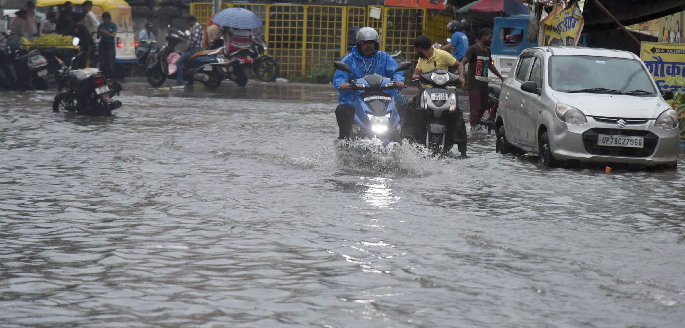 Lucknow: Capital drenched by rain on the very first day of September; waterlogging in several areas