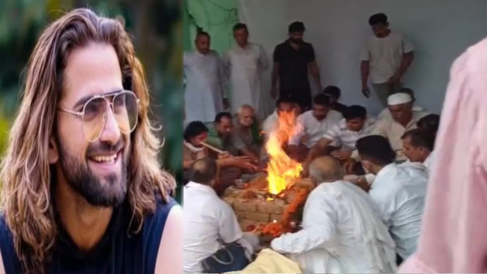 Crowds Gather for Havan Before Ankit Baliyan's Condolence Meet in His Native Village