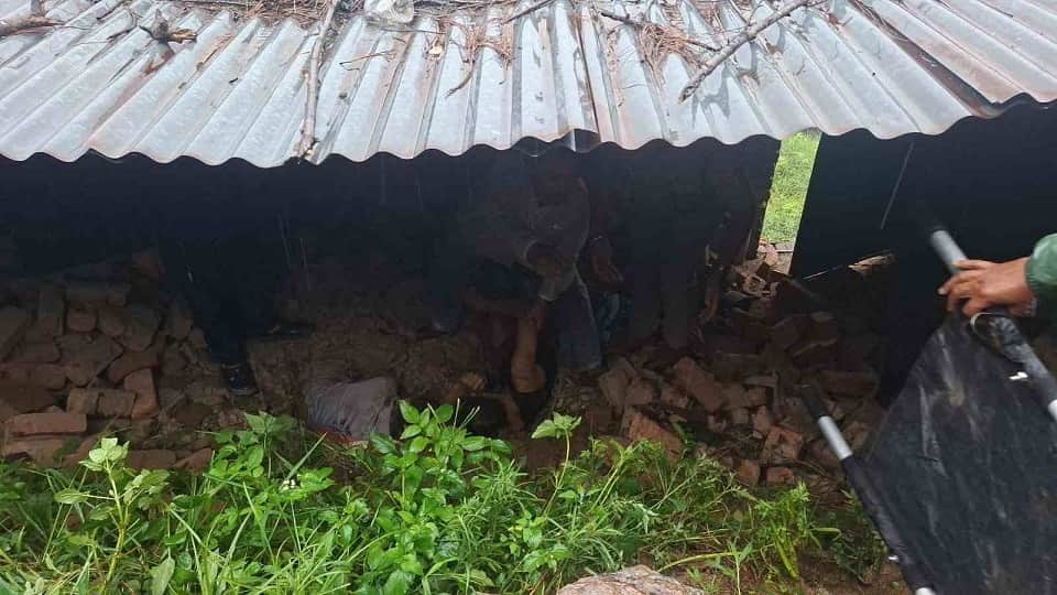 Two labourers died after being buried under debris in almora