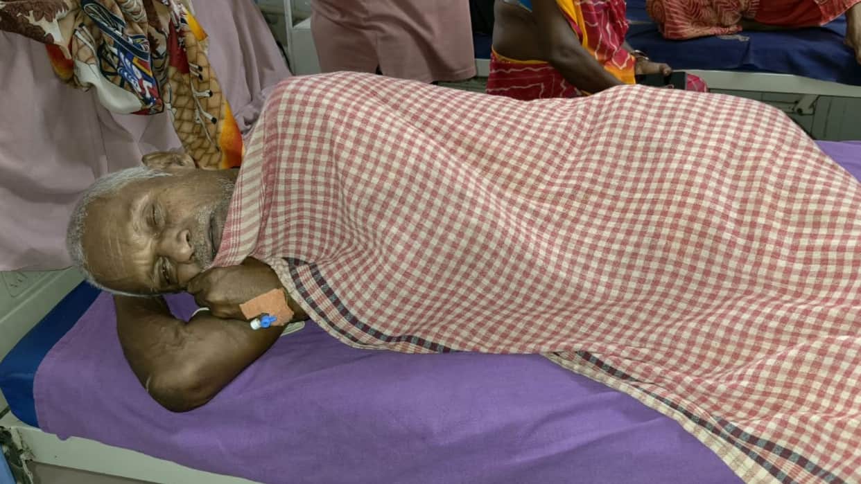 Elderly man sits up while preparations cremation underway family wailing overjoyed him alive in ballia