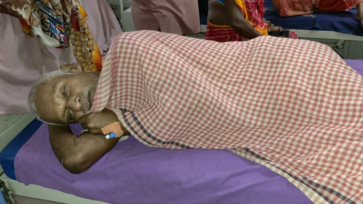 Elderly man sits up while preparations cremation underway family wailing overjoyed him alive in ballia