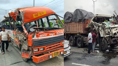 फिरोजाबाद टूंडला हाईवे पर भीषण हादसा।