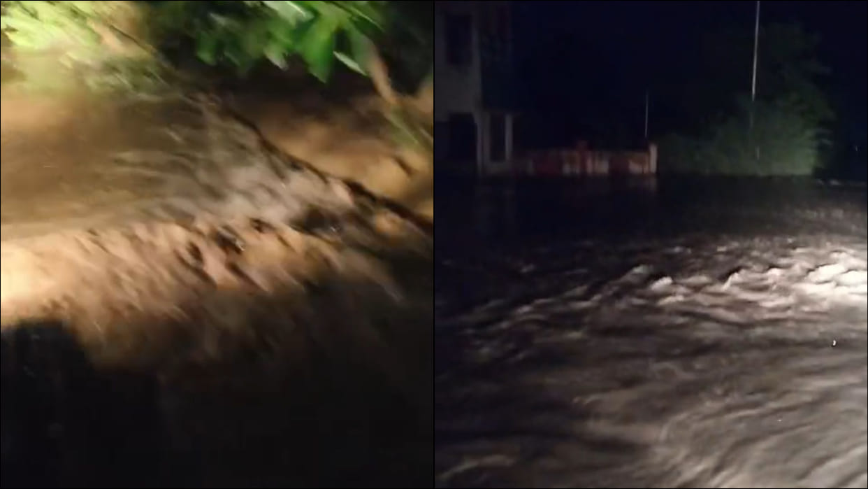 Kichha River overflows in Bareilly Flash flood strikes in baheri