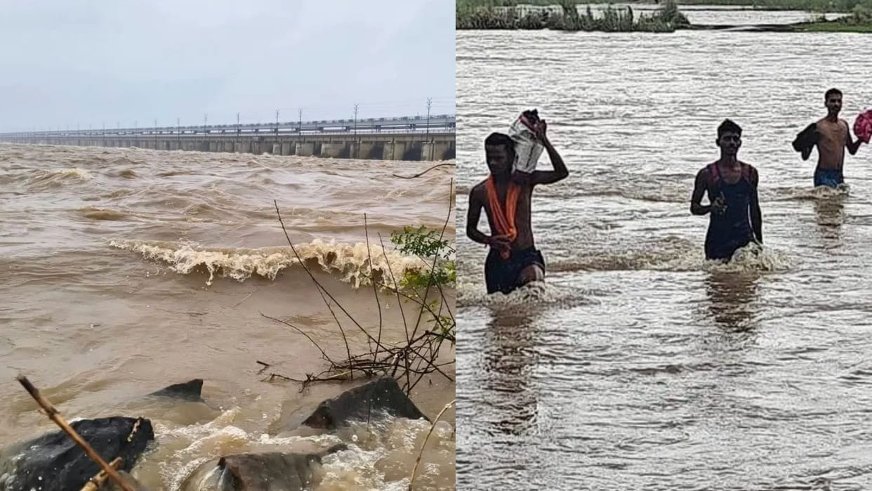 Bihar Flood Alert Water Levels Rise Beyond Danger Mark Due To Nepal Rains and Bansagar Outflow