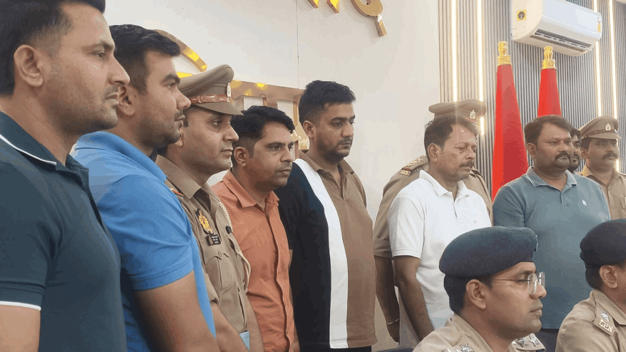 Retired IB officer arrested along with two associates for extortion and  son absconding
