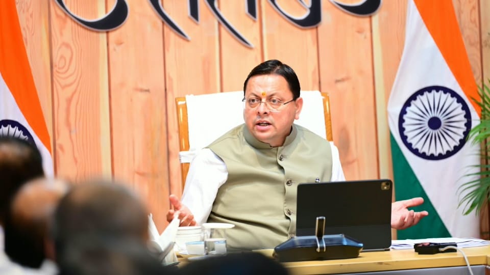 Uttarakhand CM Dhami Order Illegal construction monitoring dashboard set up in every development authority