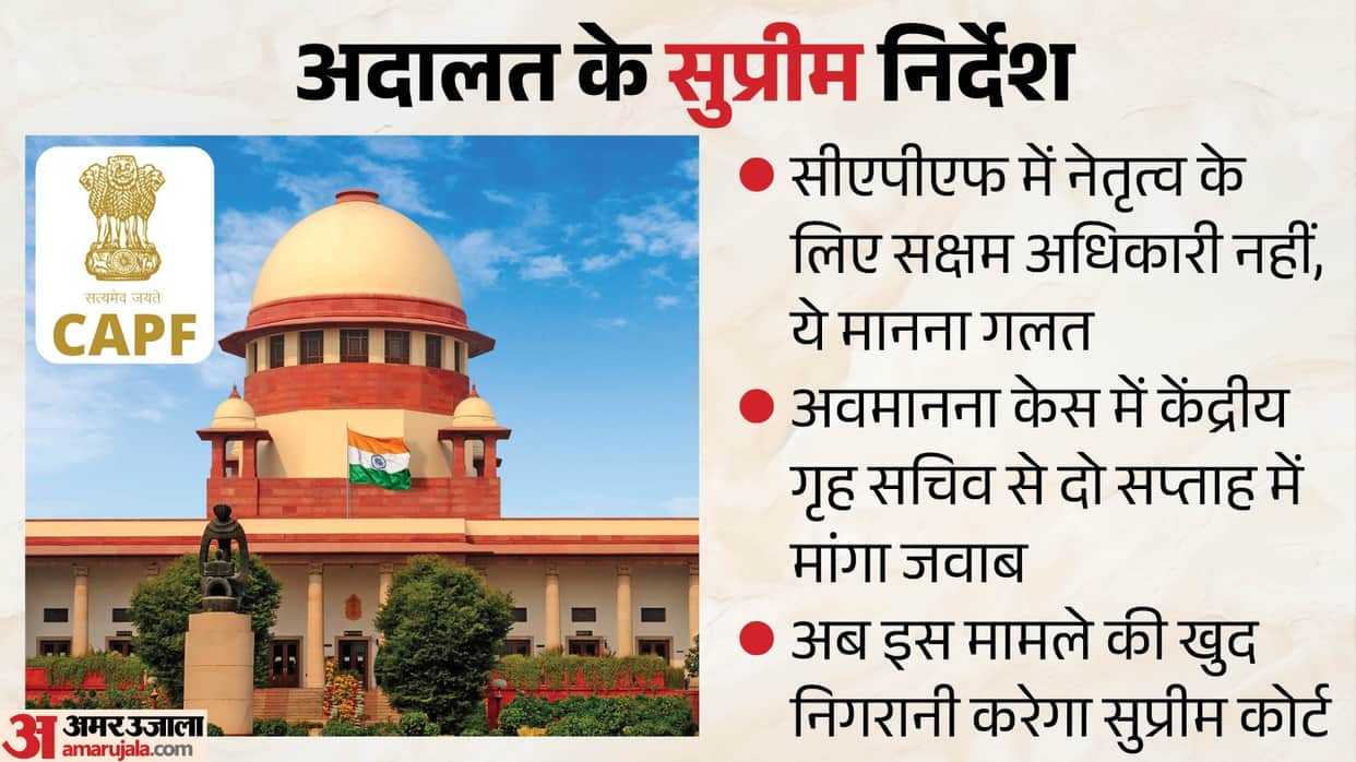 Supreme Court: CAPF officers making supreme sacrifice at country's borders; they cannot be treated differently