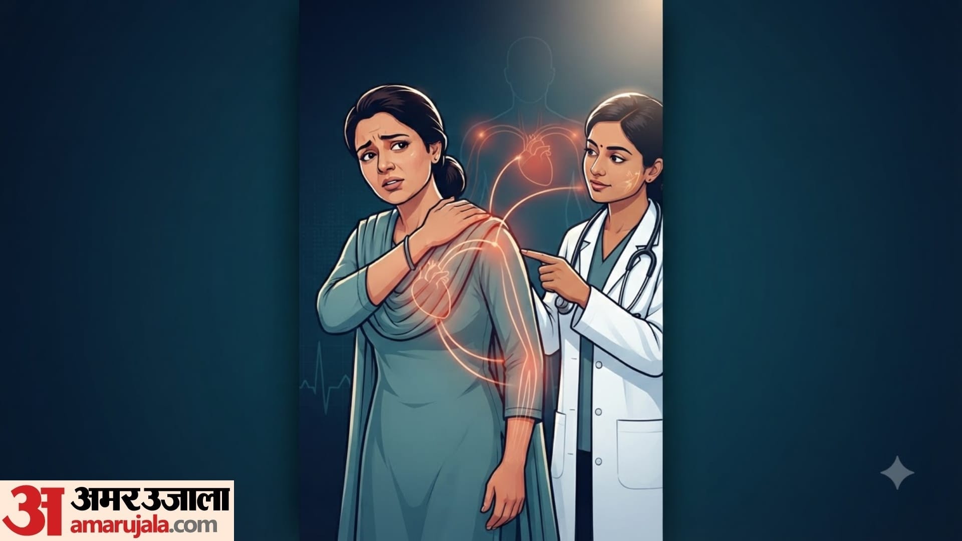 silent heart attack symptoms in women in hindi