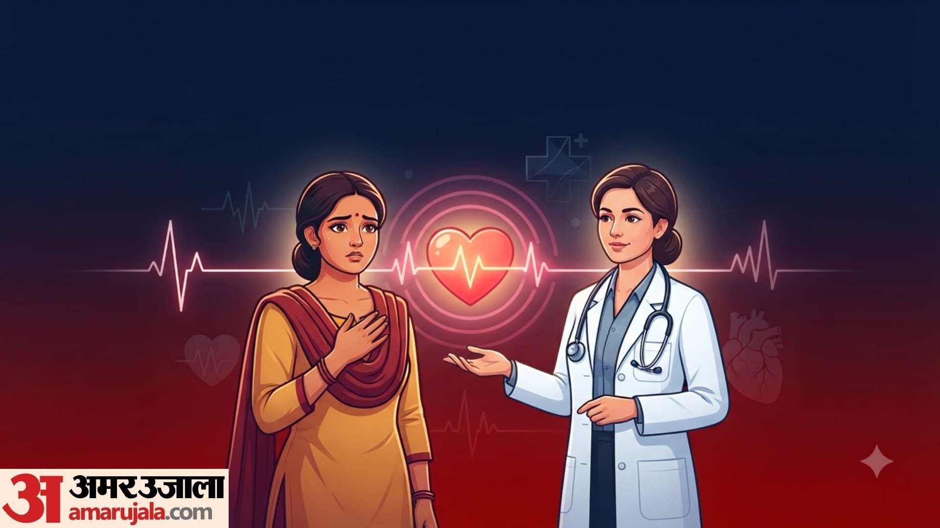 silent heart attack symptoms in women in hindi