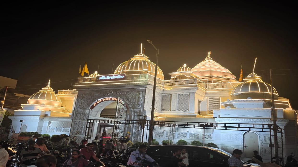 Temples being decorated with flowers for Janmashtami in Bareilly