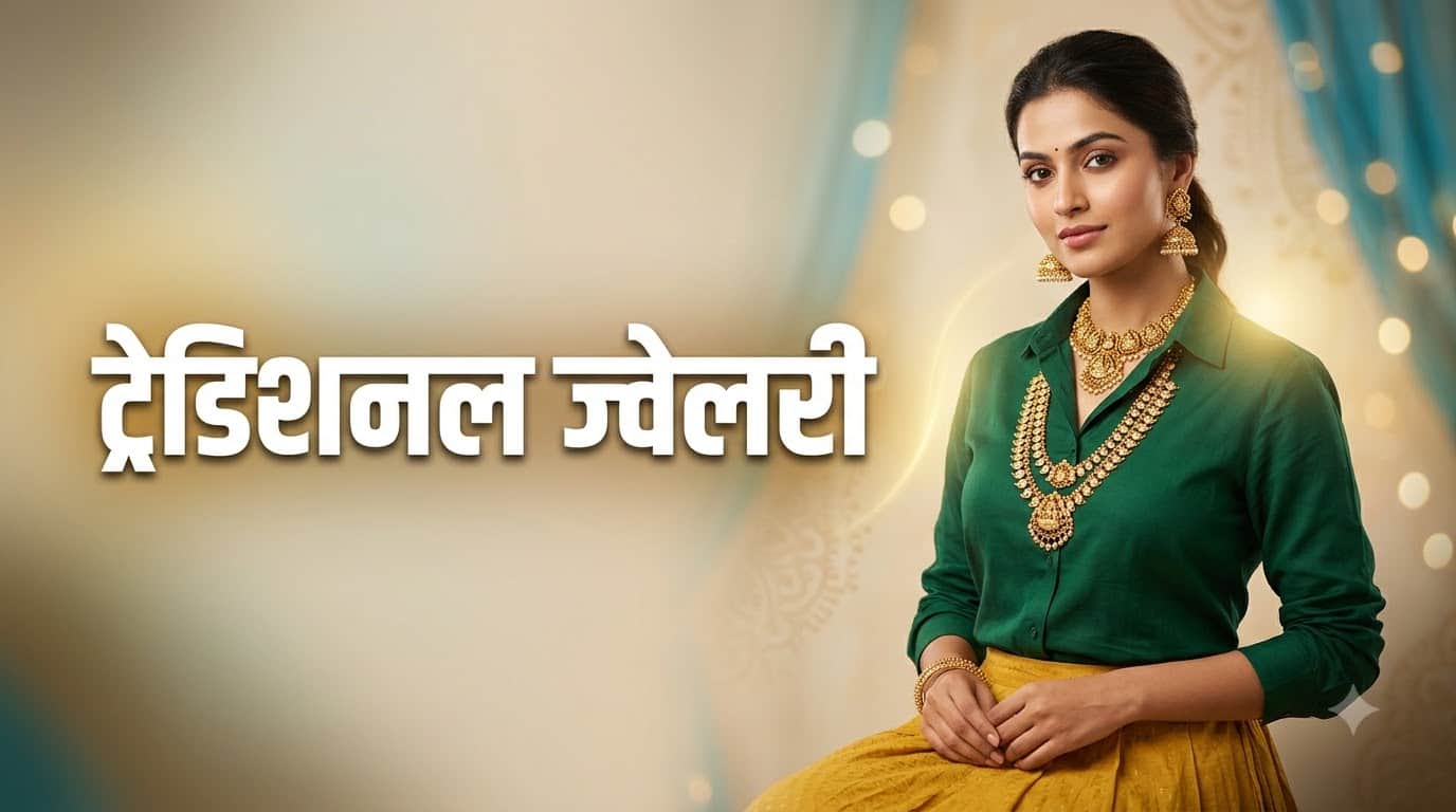 पारंपरिक ज्वेलरी में माॅडर्न लुक