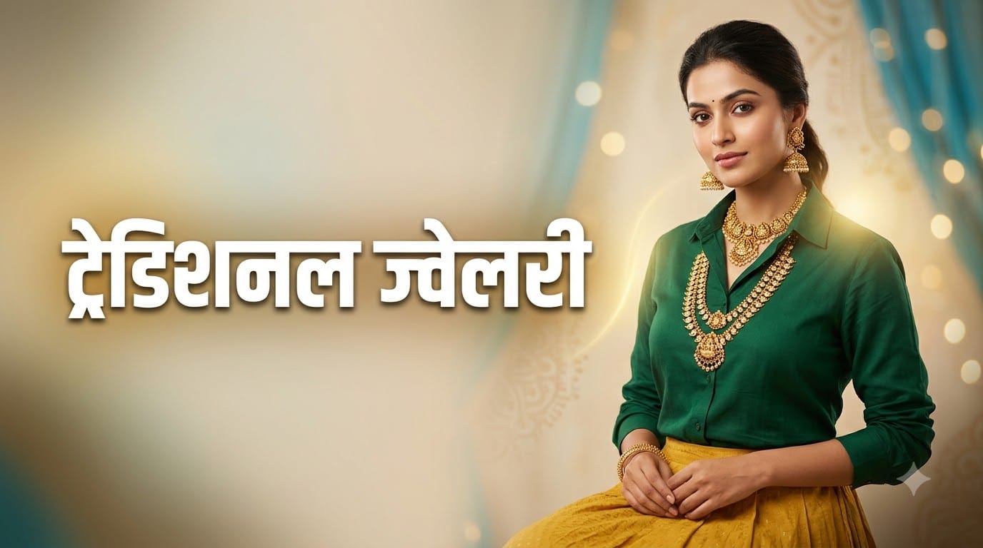 पारंपरिक ज्वेलरी में माॅडर्न लुक