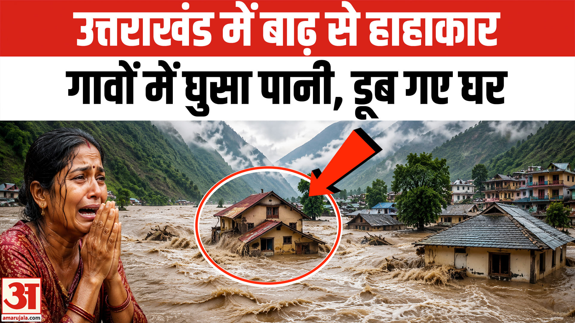 उत्तराखंंड में बाढ़-बारिश ने मचाई तबाही, IMD का अलर्ट जारी