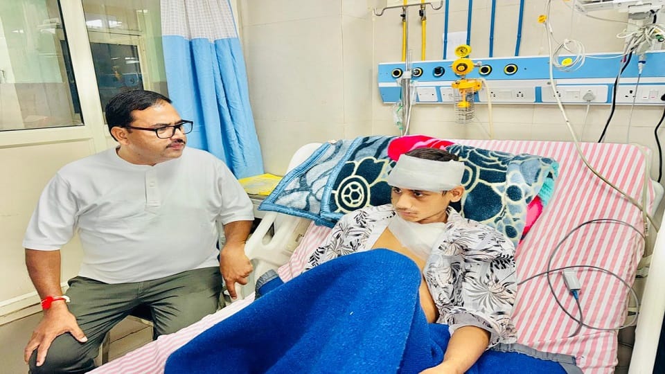 Wildlife warden inquires about the condition of teenager injured in tiger attack