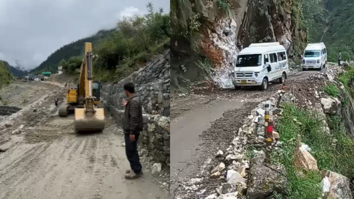 उत्तराखंड: बारिश ने बढ़ाई मुश्किलें, यमुनोत्री हाईवे पर जोखिमभरी आवाजाही, गंगोत्री हाईवे पर भी चुनौती कम नहीं