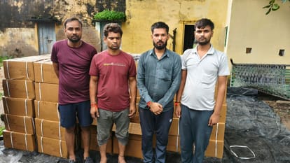 Codeine Syrup Worth ₹60 Lakh Seized in Banda, Four Arrested