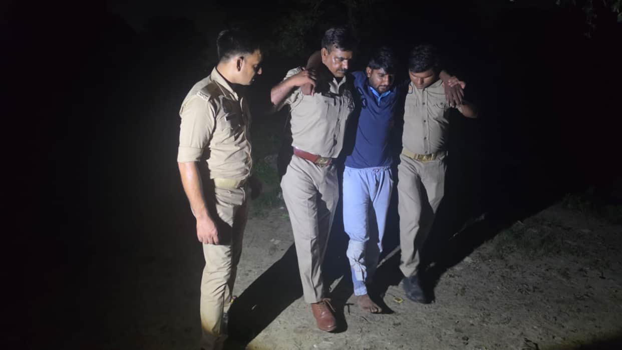 Cow slaughter accused arrested in encounter shot in leg in Bareilly