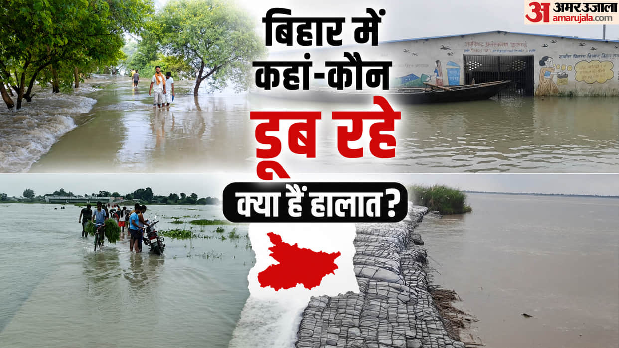 Bihar Flood Situation: Ganga, Kosi, Gandak and Punpun Cross Danger Levels Several Rivers Rising