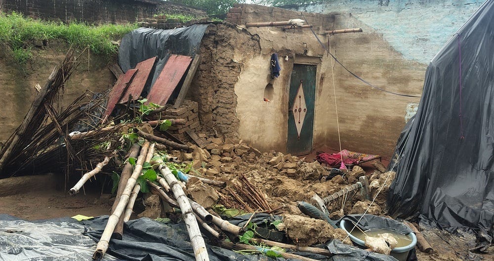 Two Siblings Killed as Mud House Collapses Amid Heavy Rain in Kanpur Dehat, Father Injured