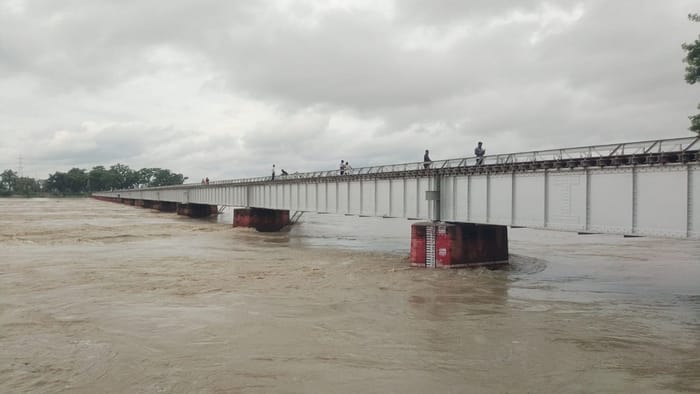 Several villages marooned by floods schools closed in Lakhimpur Kheri