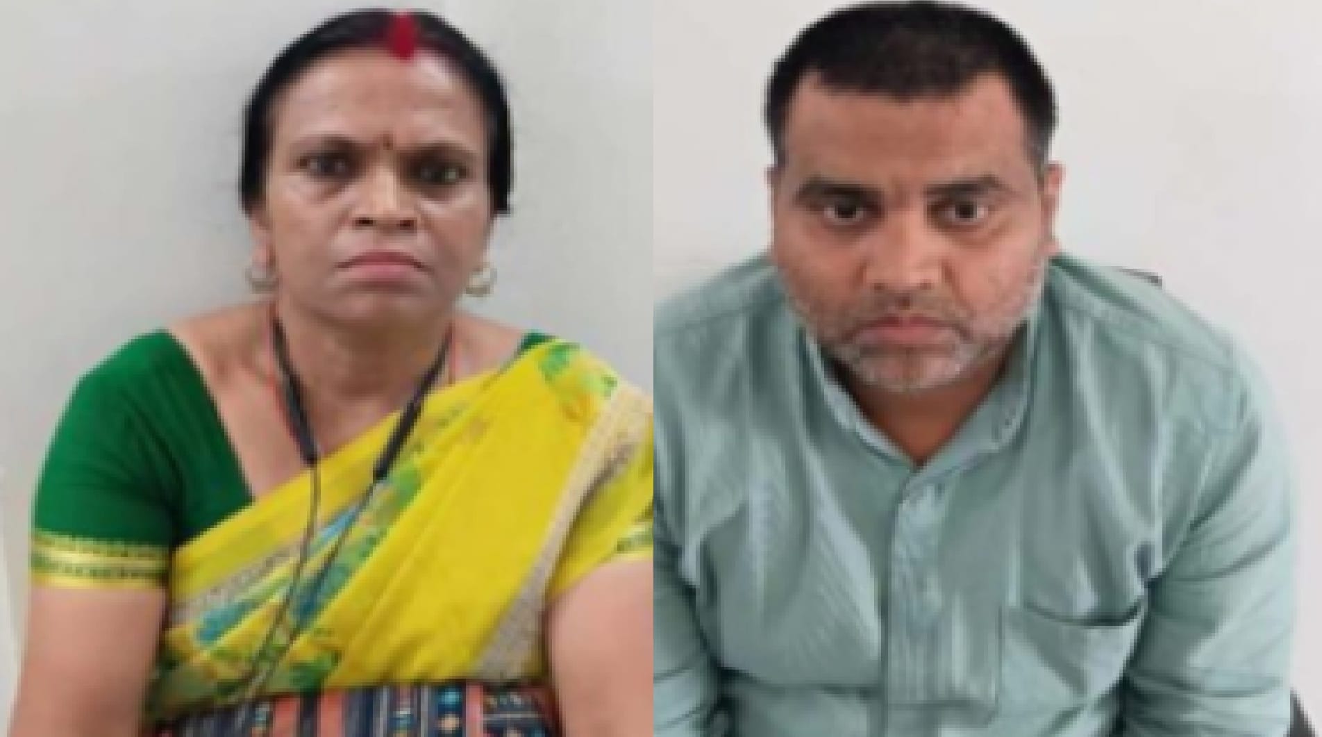 स्कूल महिला प्राचार्य और लिपिक रंगे हाथों गिरफ्तार