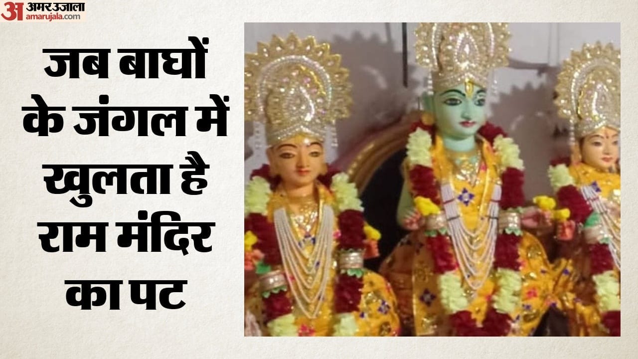 जब बाघों के जंगल में खुलता है राम मंदिर का पट