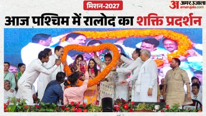 जयंत चाैधरी की स्वाभिमान रैली