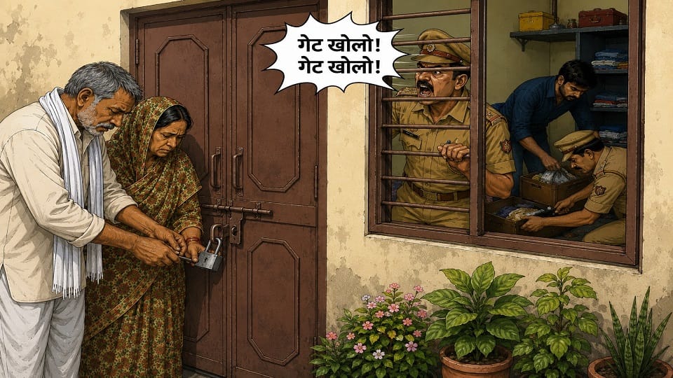 Police team held hostage by accused family in Aligarh Roravar