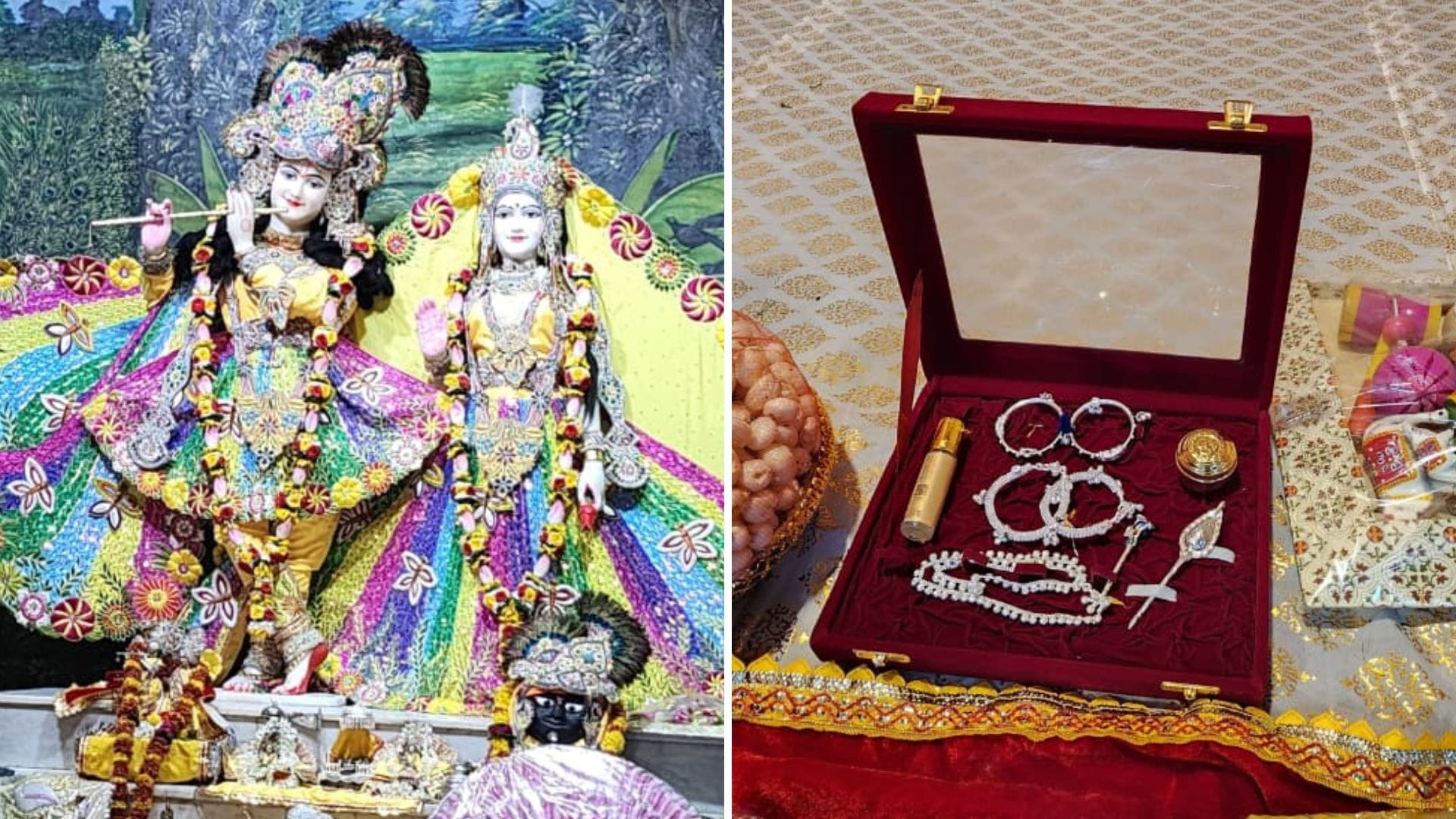 श्रीकृष्ण के लिए मथुरा भेजे गए उपहार।