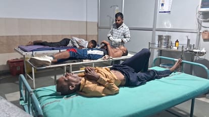 हादसे में घायल मजदूर