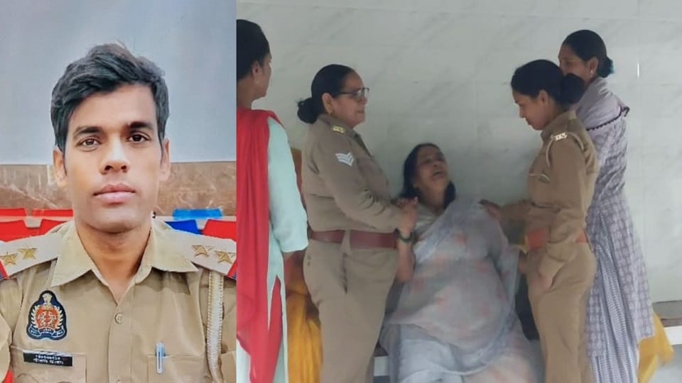 दरोगा का फाइल फोटो और परिवार में मचा कोहराम।