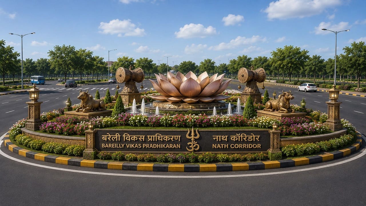 त्रिलोकी चौक का मॉडल