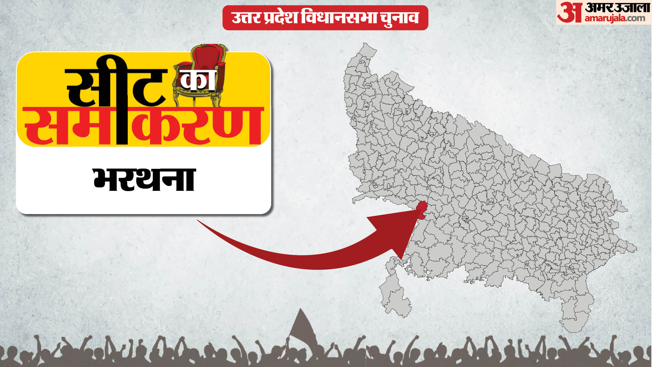 भरथना सीट का समीकरण