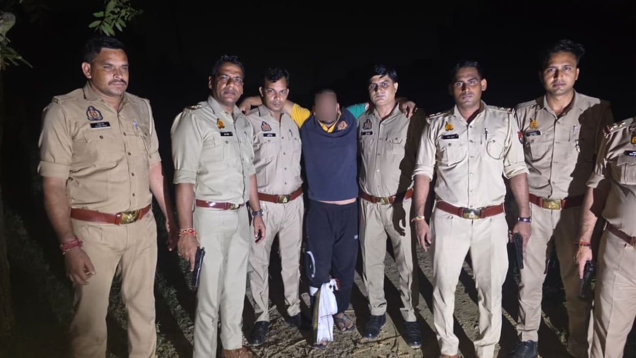 Police arrested  chain snatcher in encounter in Bulandshahr