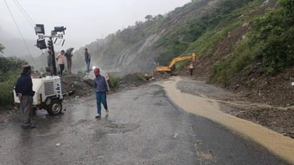 हिमाचल में मानसून से नुकसान।